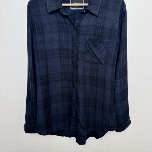 Rails Womens Small Plaid Long Sleeve Button Shirt - Picture 6 of 16